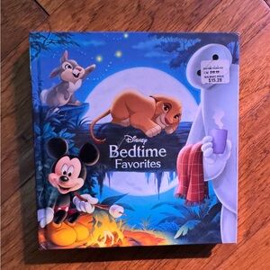 Disney Bedtime Favorites Book with Blue and Brown Cover